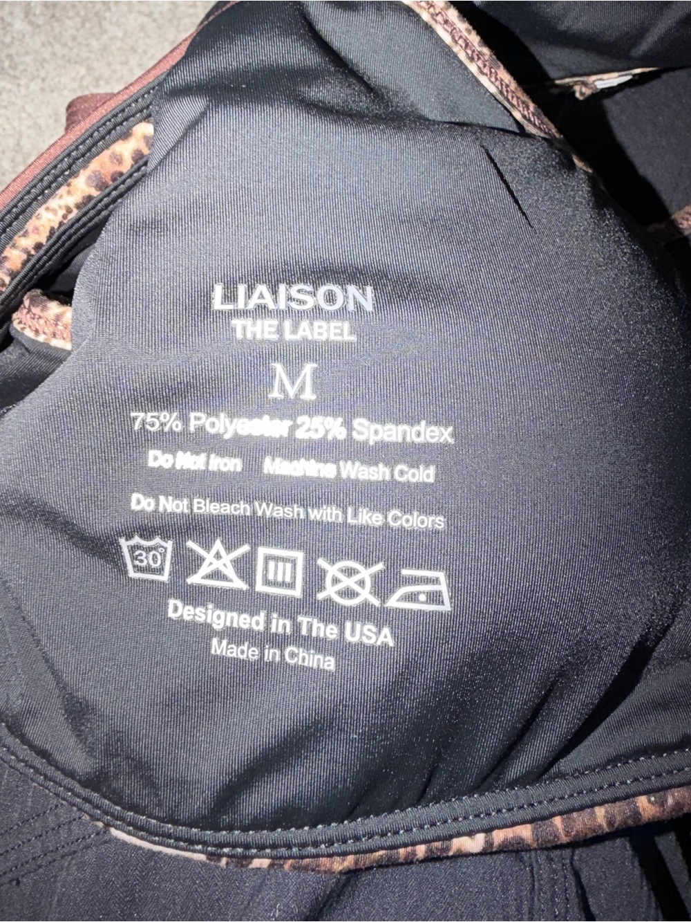 Liaison The Label Matching Set — Mocha Brown & Wild Side (Size M) — Worn Once - Picture 7 of 8